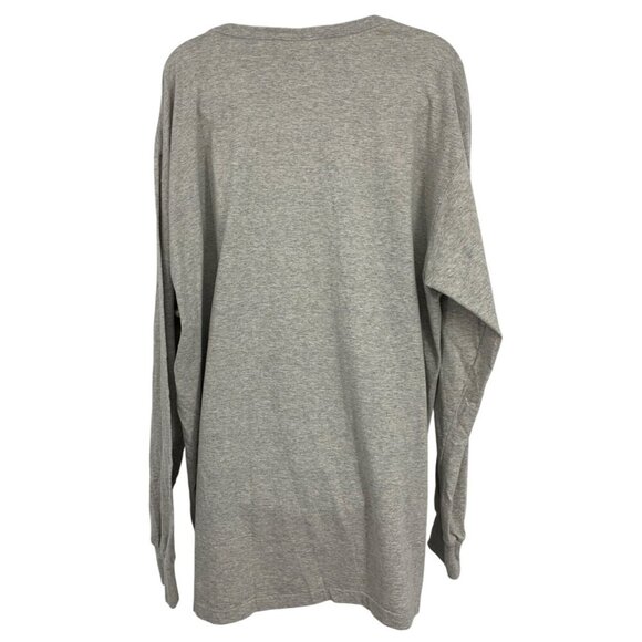 Ralph Lauren Men XL Extra Large Heather Gray Long Sleeve Tee Shirt T-Shirt New - Picture 4 of 10